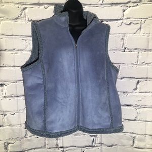 Smokey blue vest